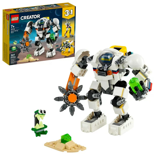 LEGO Creator 3 in 1 Space Mining Mech Building Toy 31115 (Retired Product)