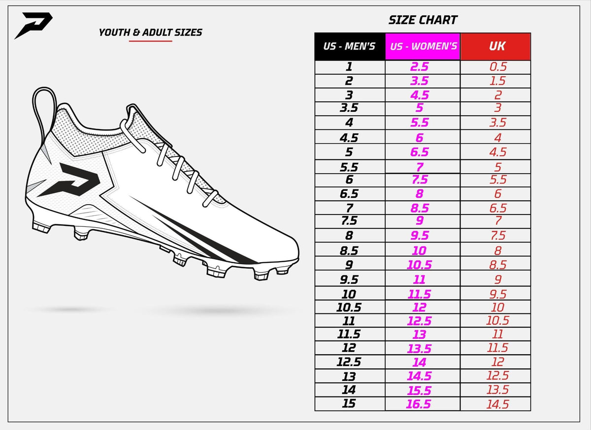 Phenom Elite Quantum Speed 2.0 Football Cleats - Royal Blue