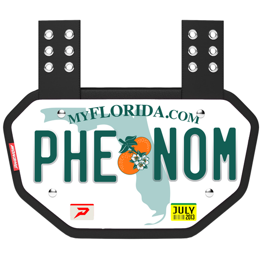 Phenom Elite Football Back Plate - Florida