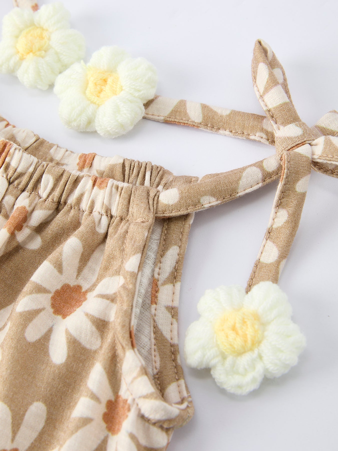 Floral Daisy Girl Spaghetti Strap Dress