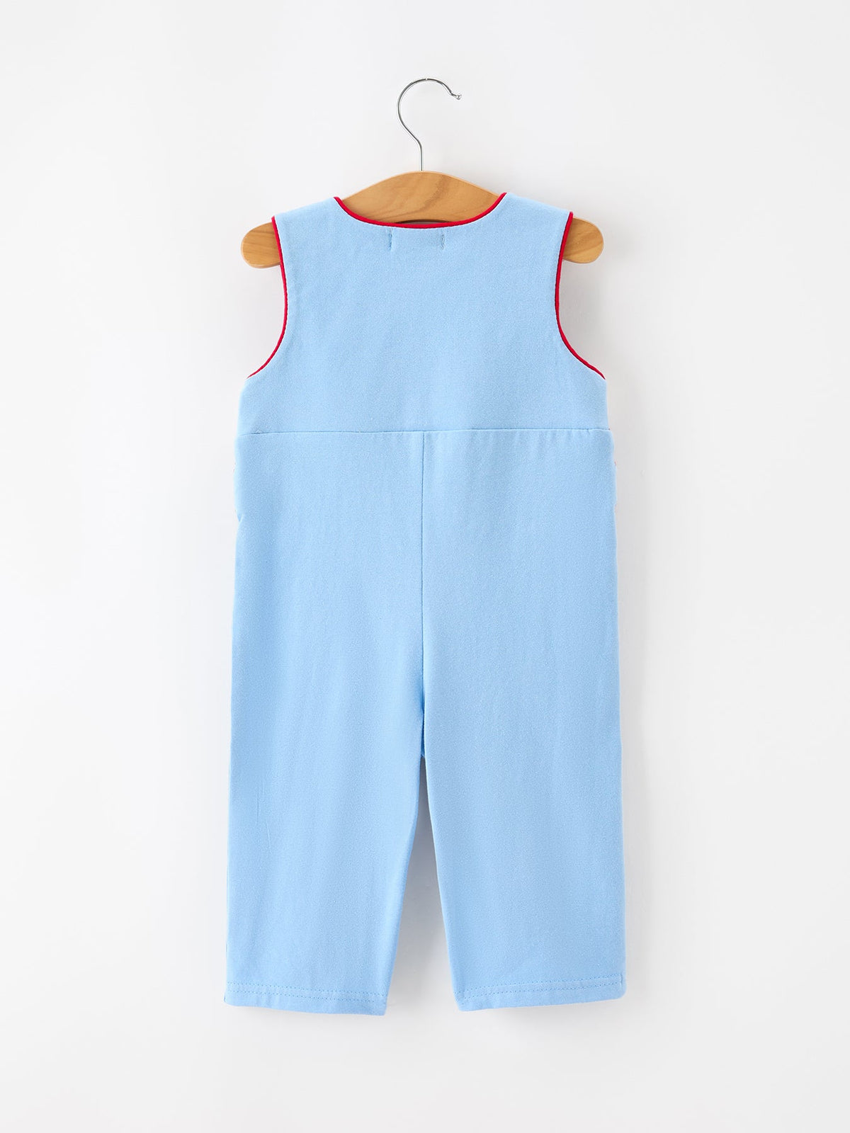 Baby Boys Valentine's Day Blue Smocked Heart Jonjon