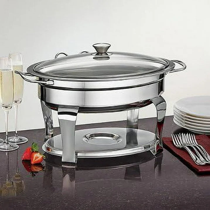 Tramontina Chafing Dish, Carbon Steel Wok, Pro line 4.2QT 3.9L