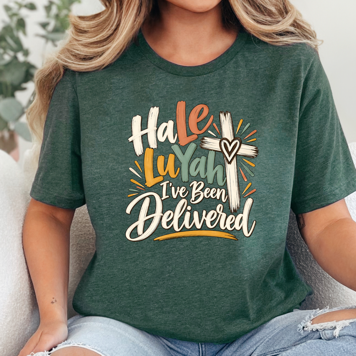 HaLeLuYah - Neutral Graphic Tee