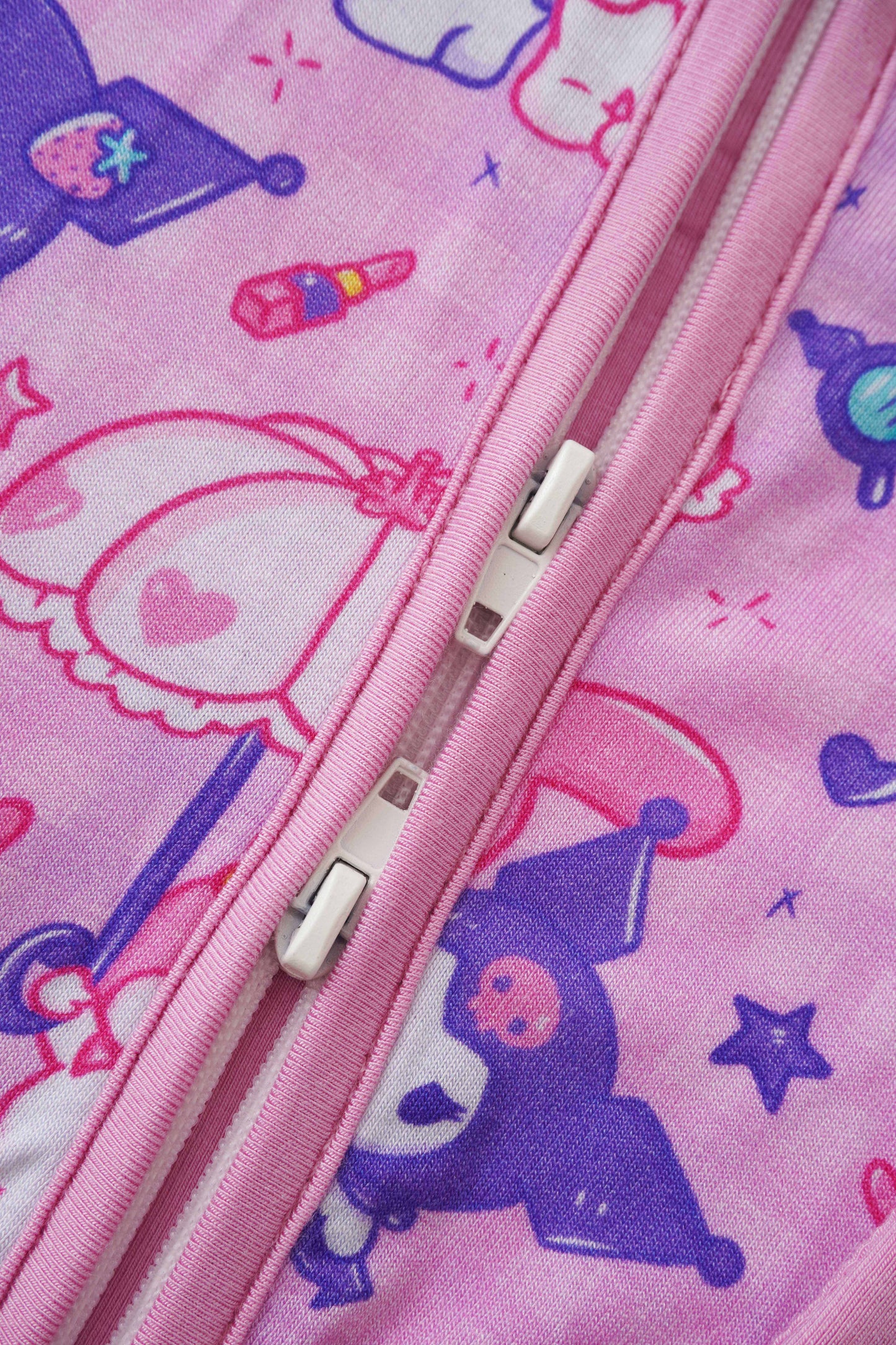 PoshTOT Sanrio Kuromi Bamboo Baby Convertible Zippy Romper