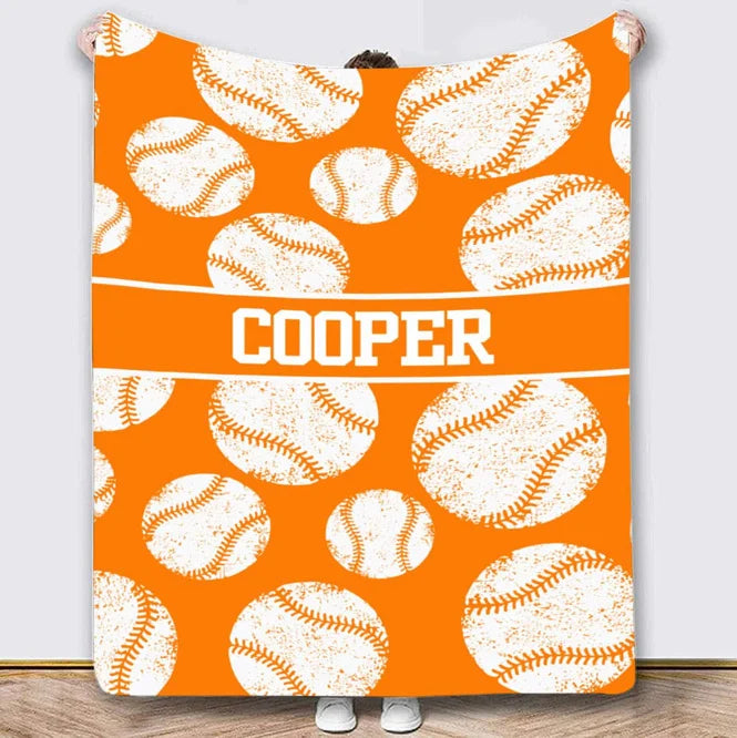 Custom Name Sport Blanket *CIJ SPECIAL* PREORDER CLOSES 8/2, ETA LATE SEPT.