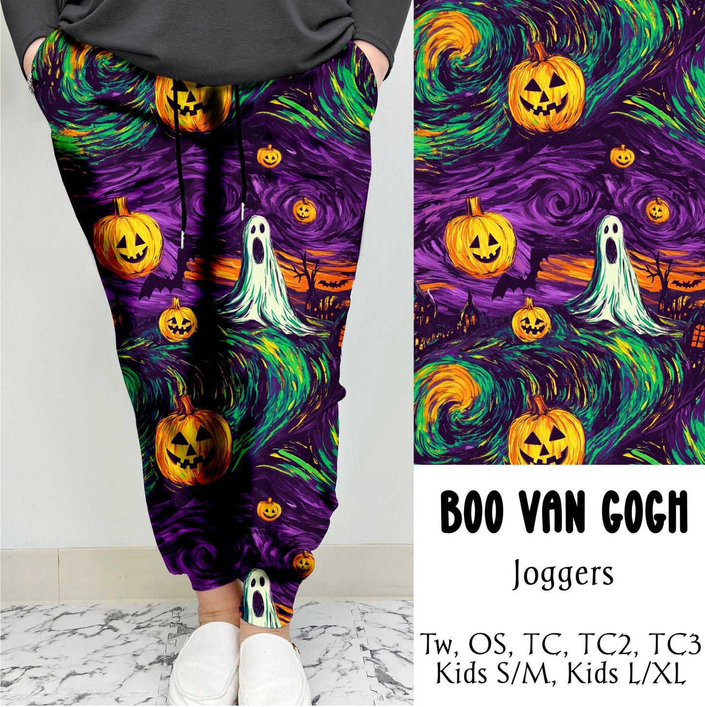 Boo Van Gogh Leggings/Joggers | Preorder Closes 7/28, ETA Mid Sept.