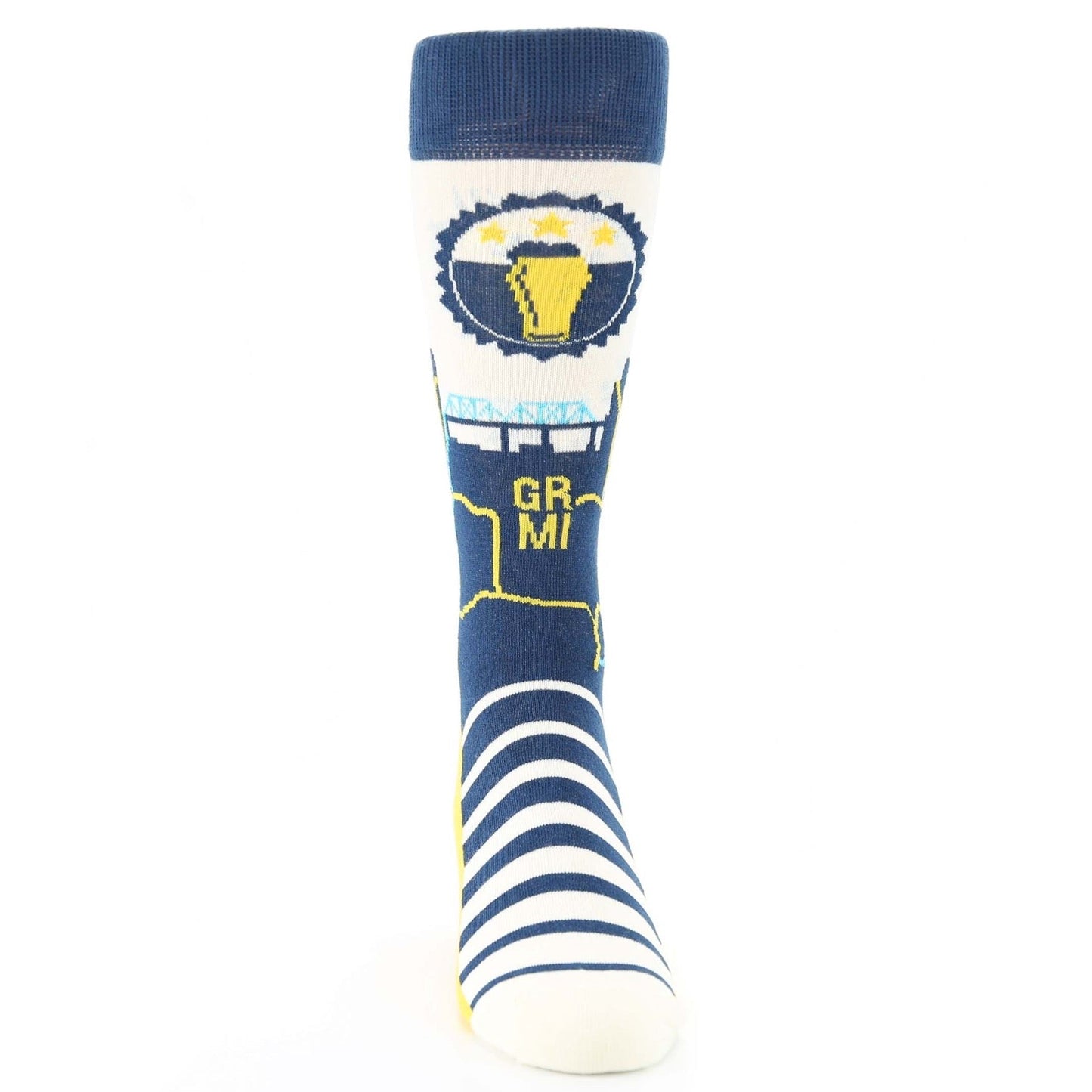 Beer City Socks -  Men's Novelty Dress Socks