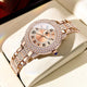 rose gold round diamond