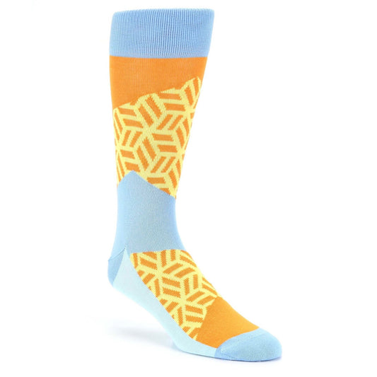 Hex Block Socks - Men's Gift Box 3 Pack