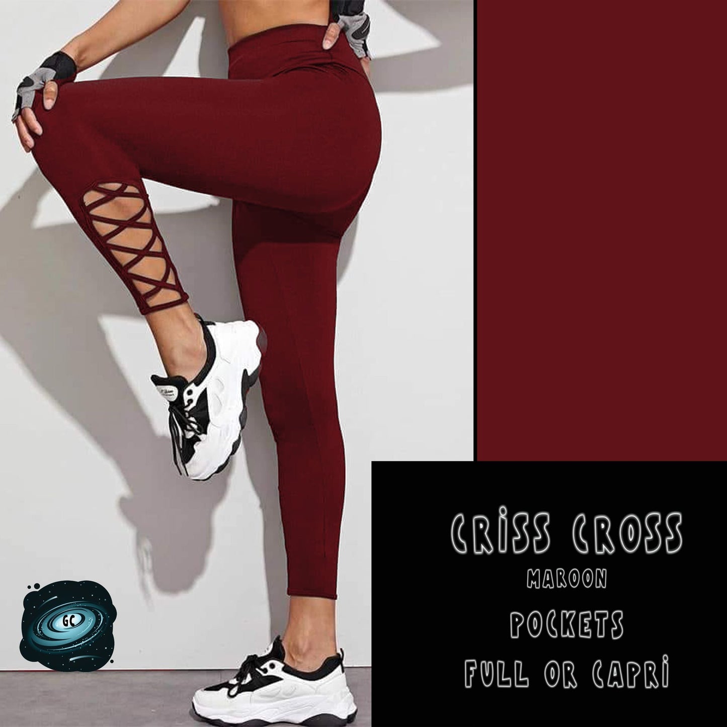 CRISS CROS RUN- MAROON