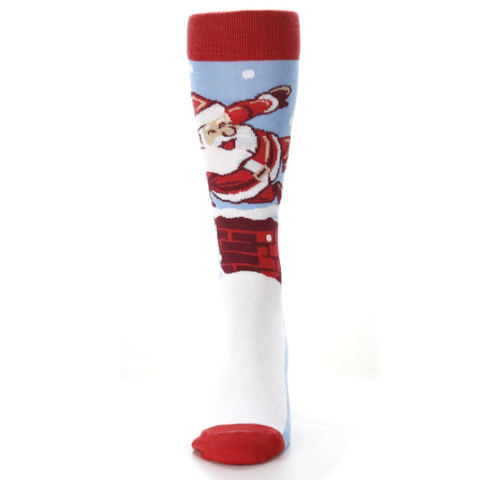 Parkour Santa - USA Made Men's Dress Socks
