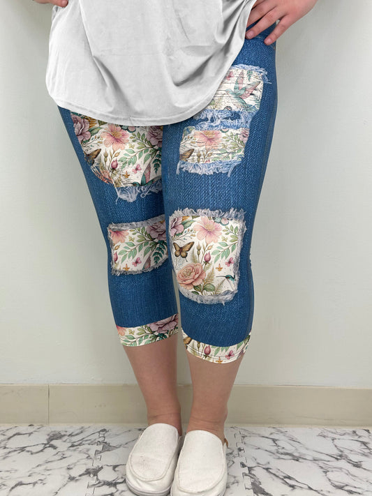 Hummingbird Denim Capri w/ Pockets | PREORDER CLOSES 2/24, ETA APRIL