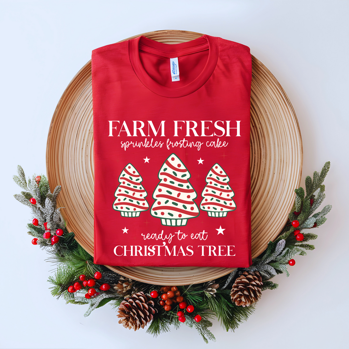 Farm Fresh Tree Cakes Graphic Tee