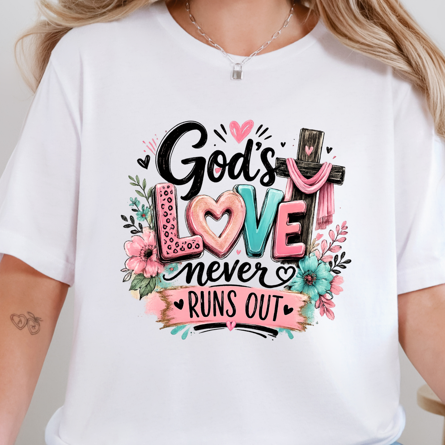God's Love Never Runs Out Graphic Tee