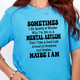 Heather Aqua Tee