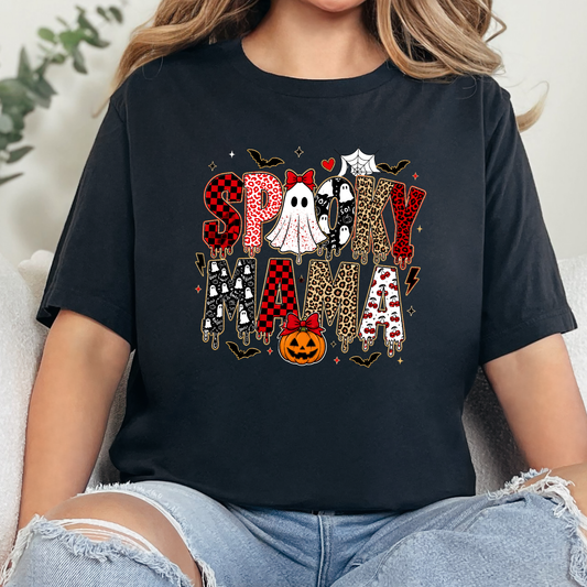 Spooky Mama Cheetah Graphic Tee