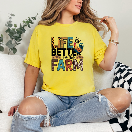 Life is Better Farm Graphic Tee