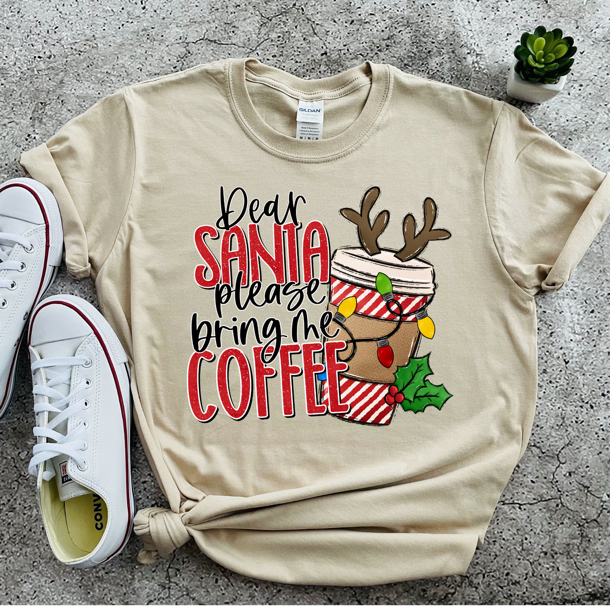 Santa please bring coffee Graphic Tee