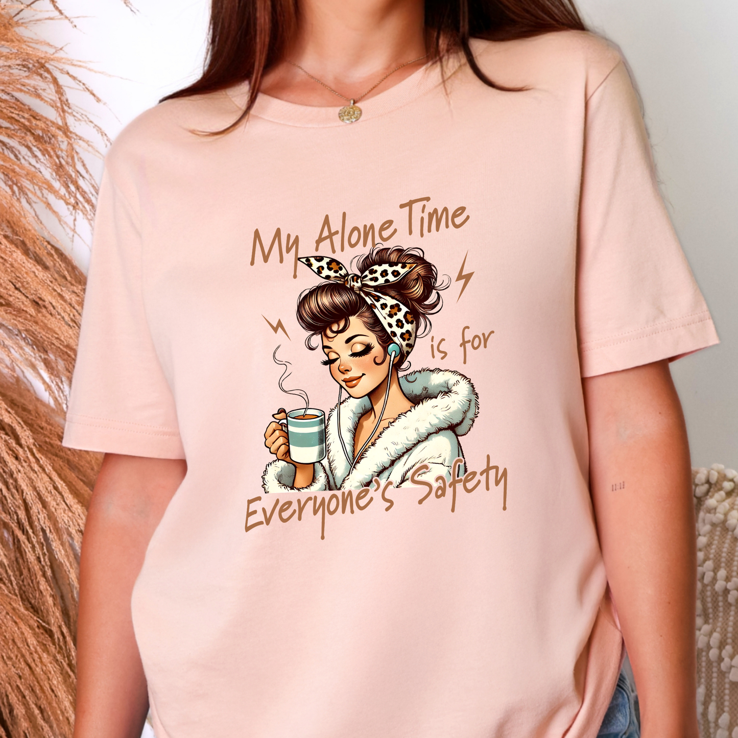 Alone Time For Everyone's Safety Graphic Tee
