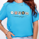 Heather Aqua Tee