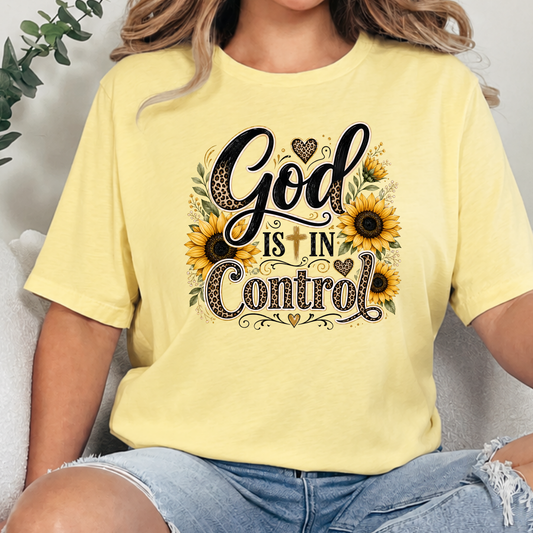 God Is In Control Graphic Tee