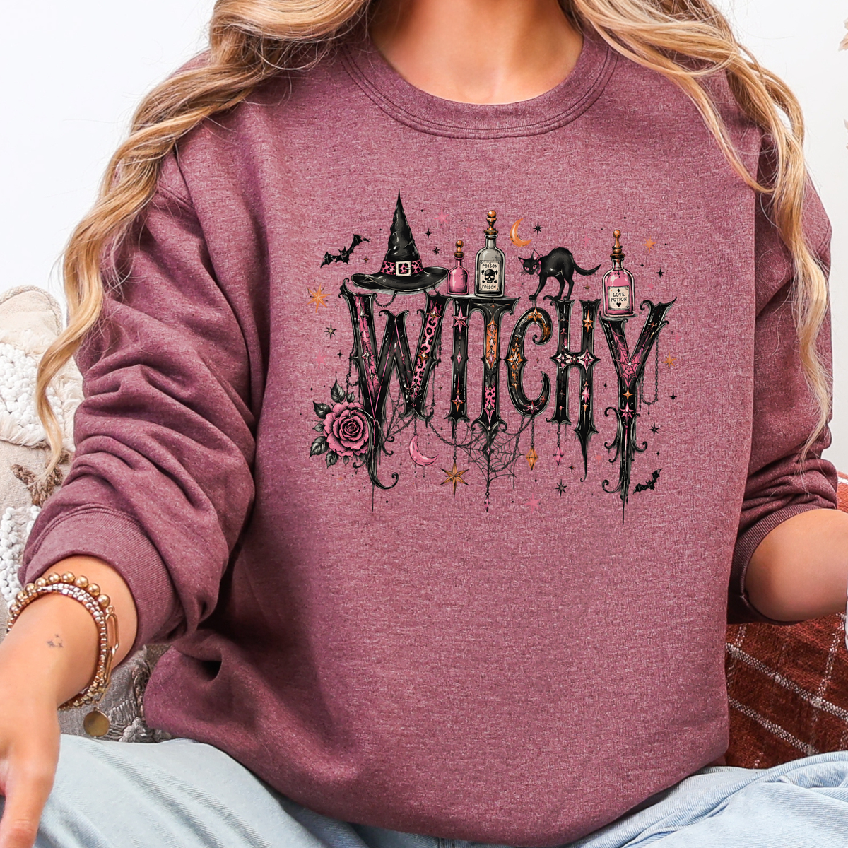 Witchy Graphic Sweatshirt