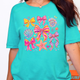 Heather Sea Green Tee