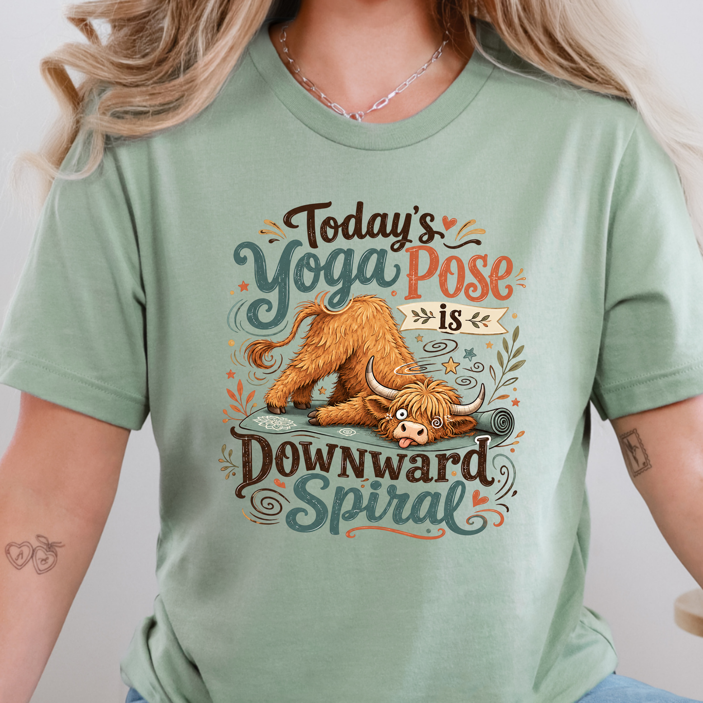 Downward Spiral Graphic Tee