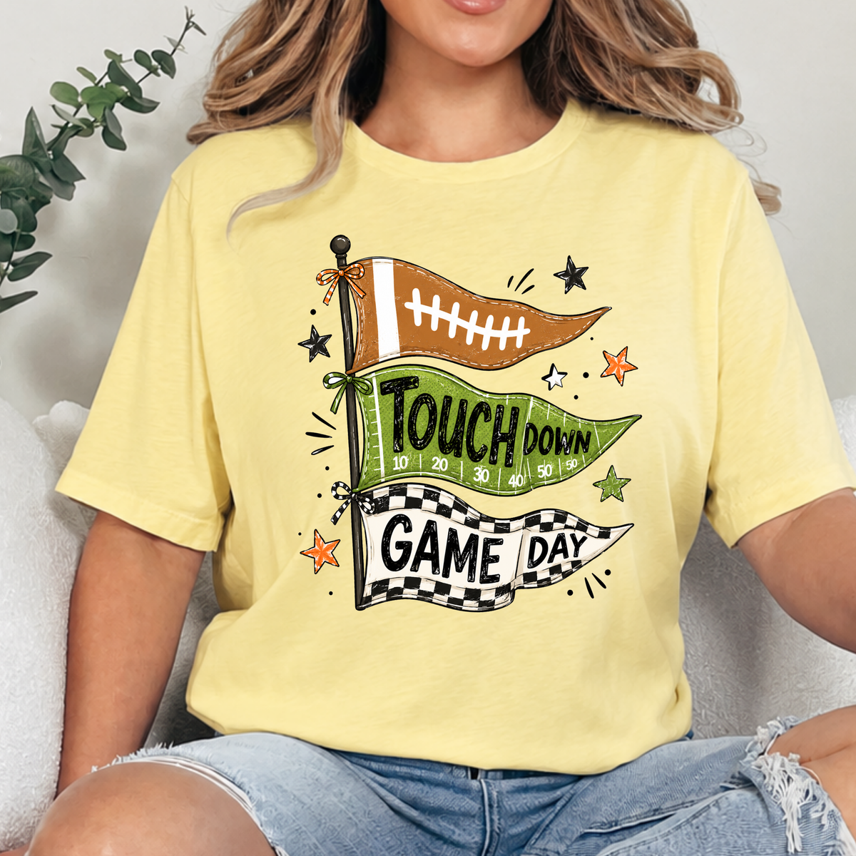 Touchdown Flags Graphic Tee