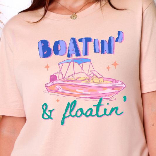 Boatin & Floatin Graphic Tee