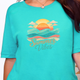 Heather Sea Green Tee