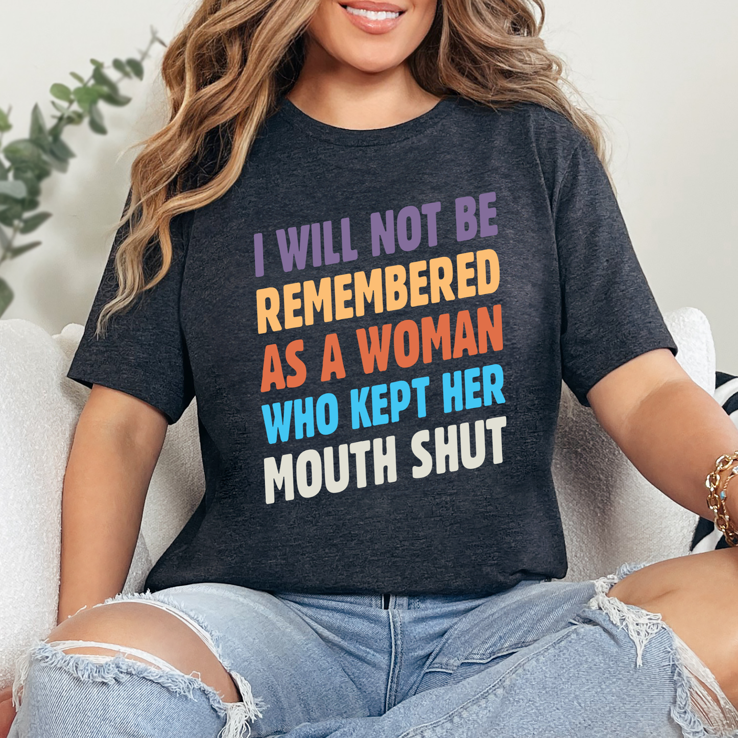 Kept Her Mouth Shut Graphic Tee