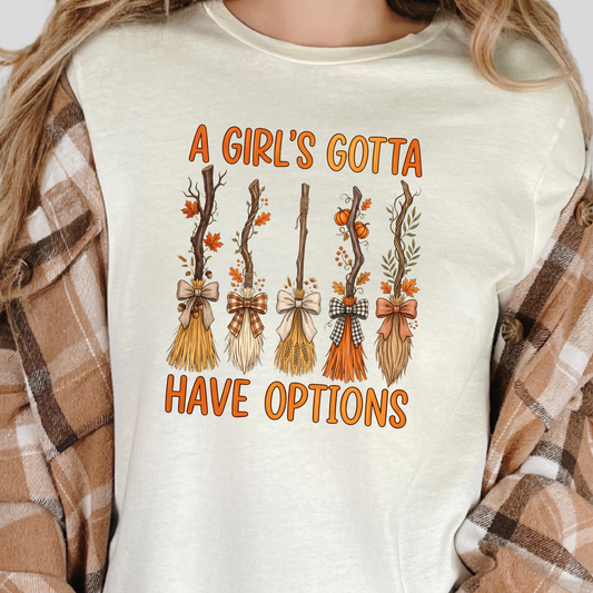 Halloween Witch Brooms Graphic Tee