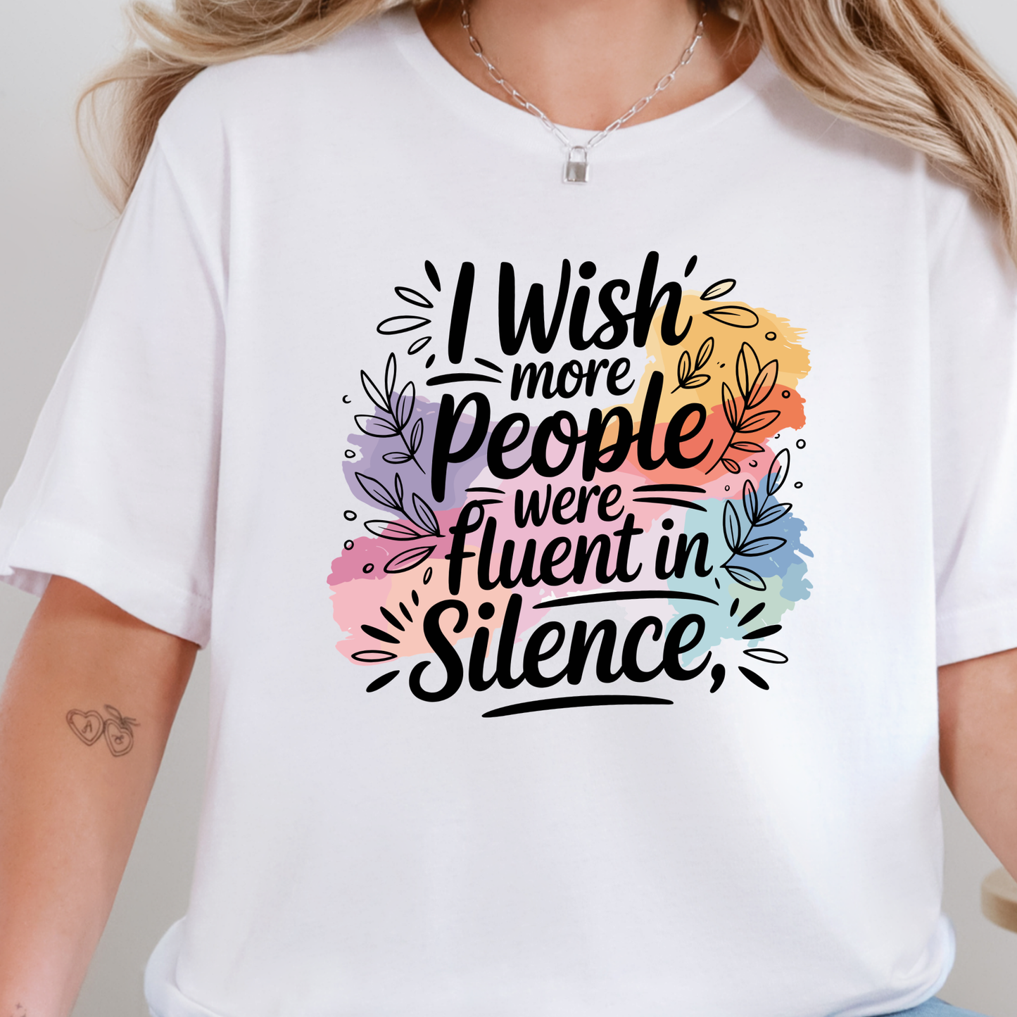 Fluent in Silence Graphic Tee