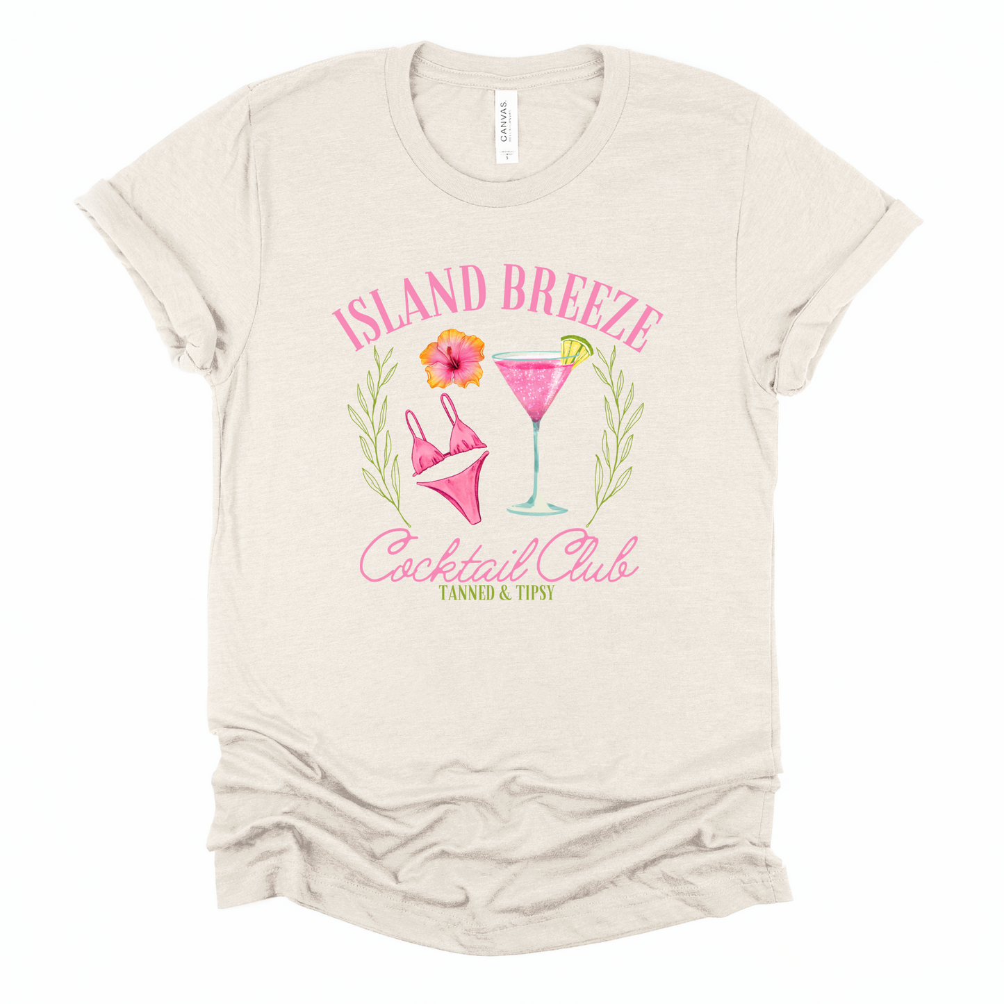 Island breeze Cocktail Club Graphic Tee