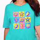 Heather Sea Green Tee