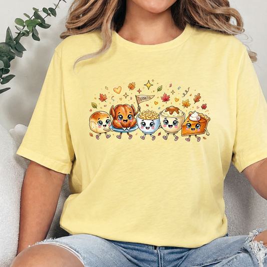 Thanksgiving Doodles Graphic Tee