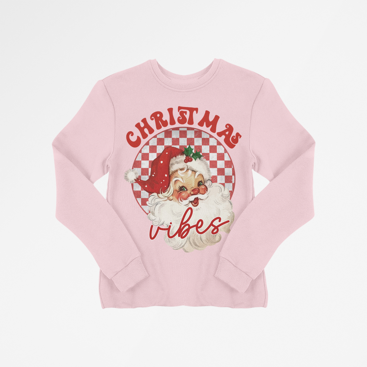 Vintage Santa Graphic Crewneck Sweatshirt