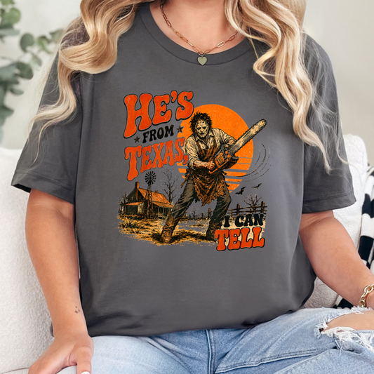 He's From Texas Graphic Tee
