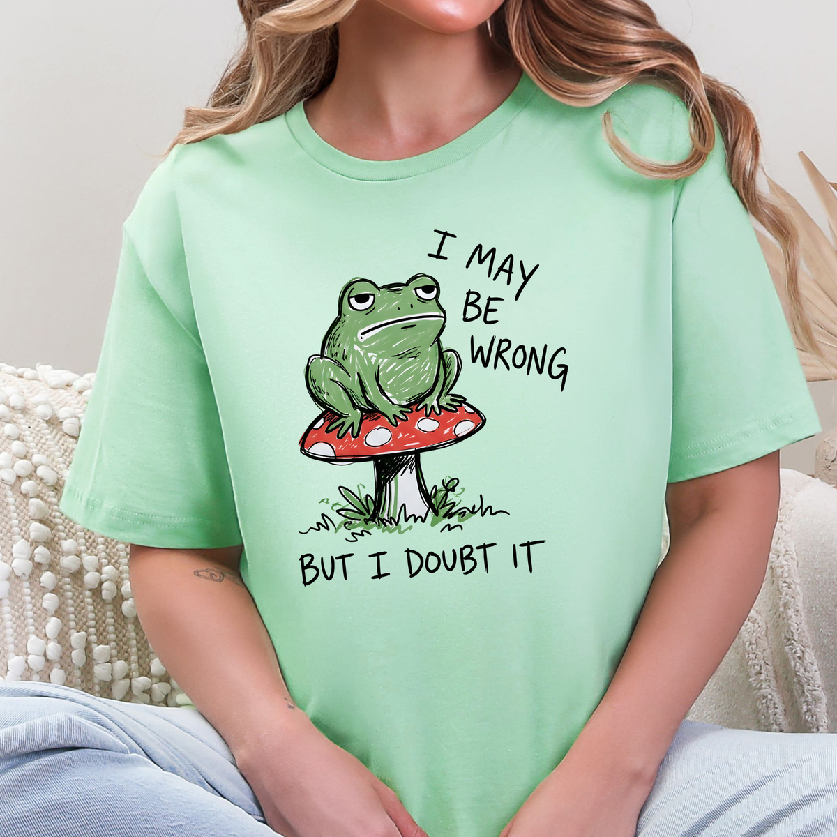 I May Be Wrong Frog Graphic Tee
