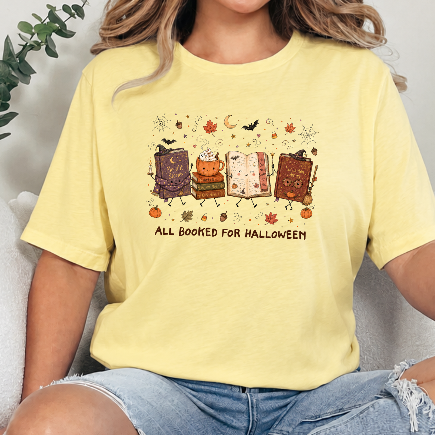Booked for Halloween Graphic Tee