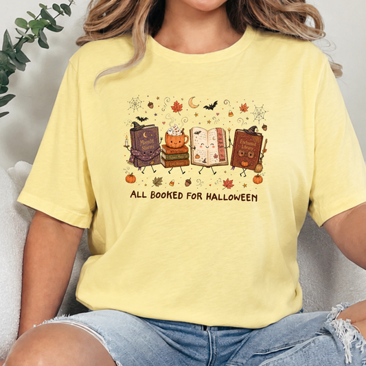 Booked for Halloween Graphic Tee