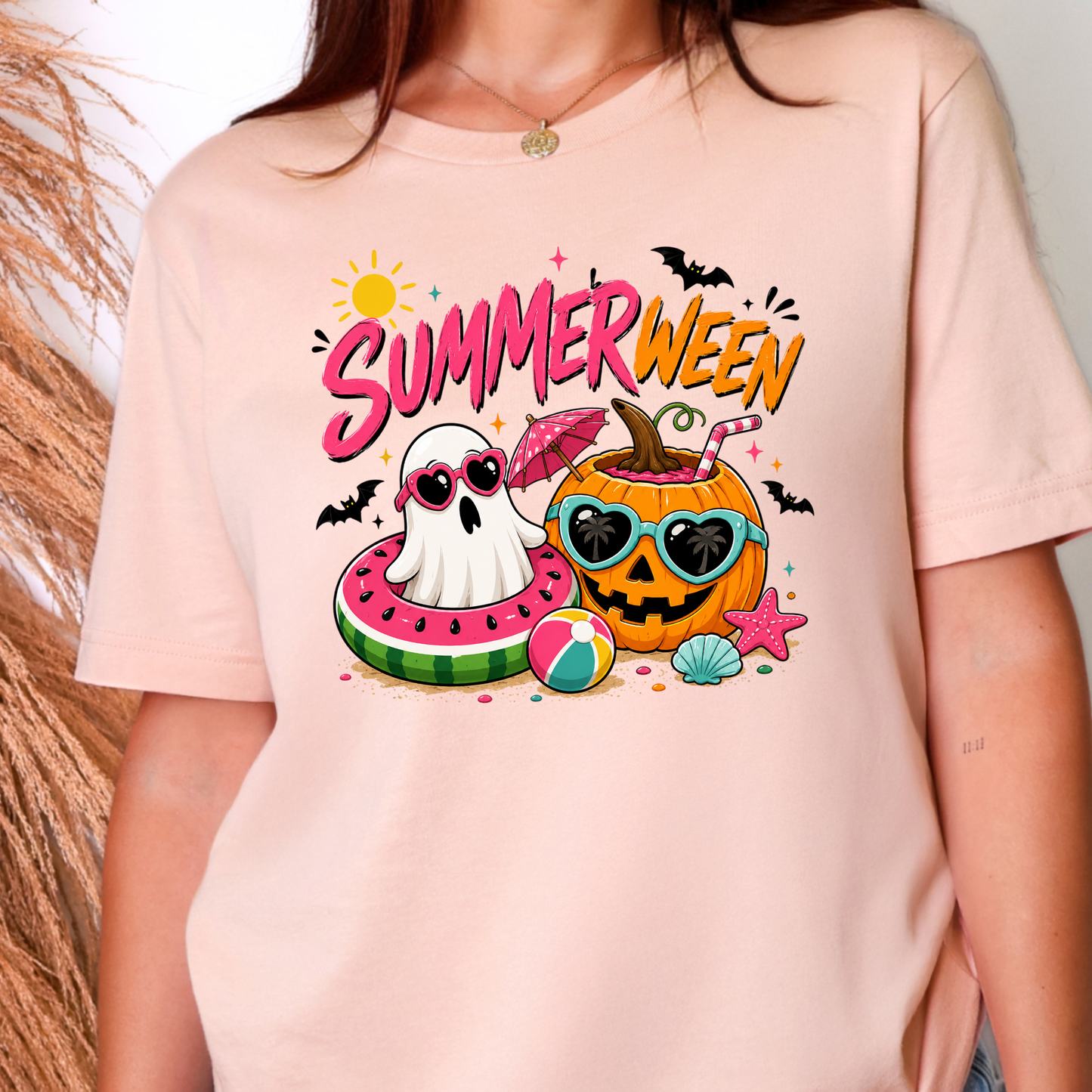 Summerween Ghost Graphic Tee