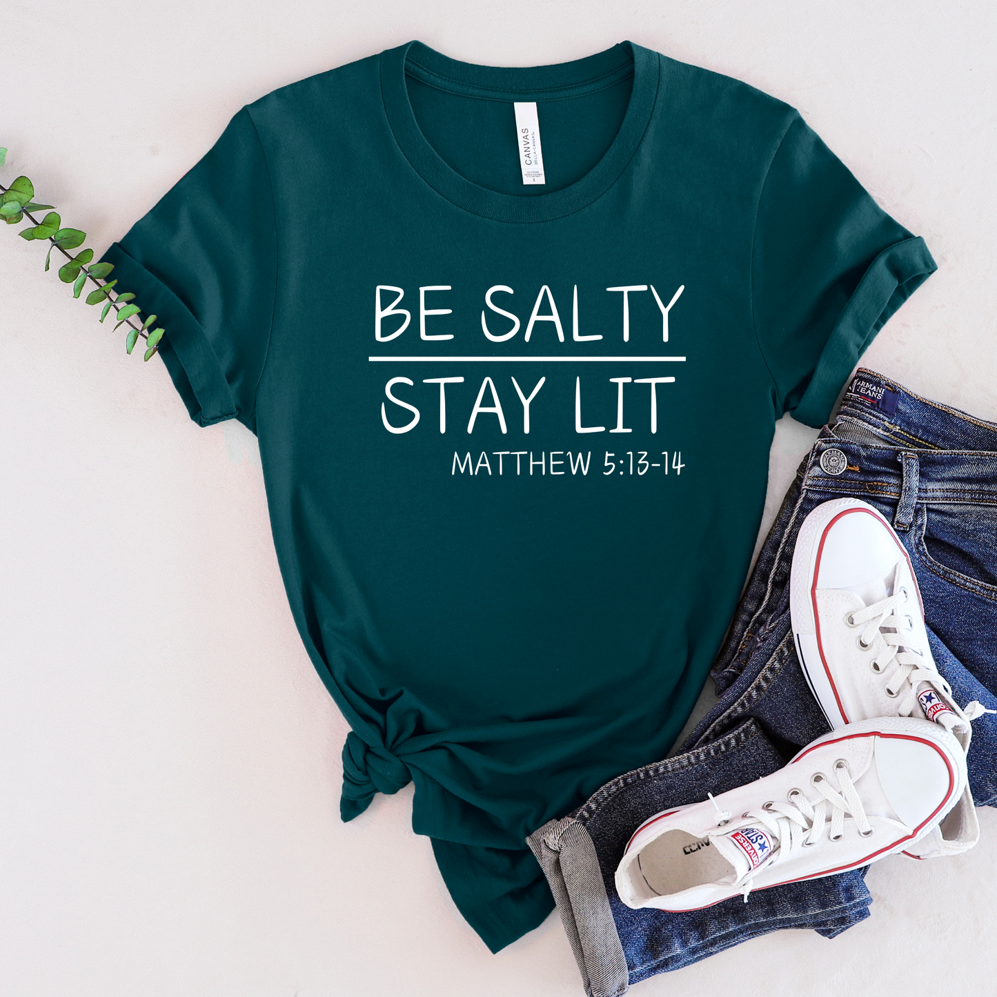 Be Salty Stay Lit Graphic Tee