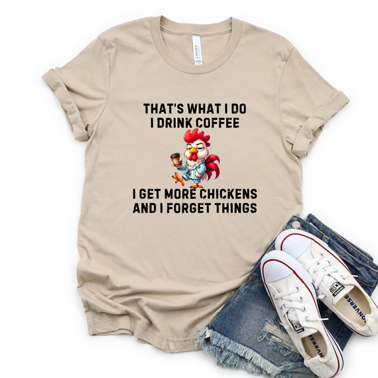 Coffee & Chickens Graphic Tee