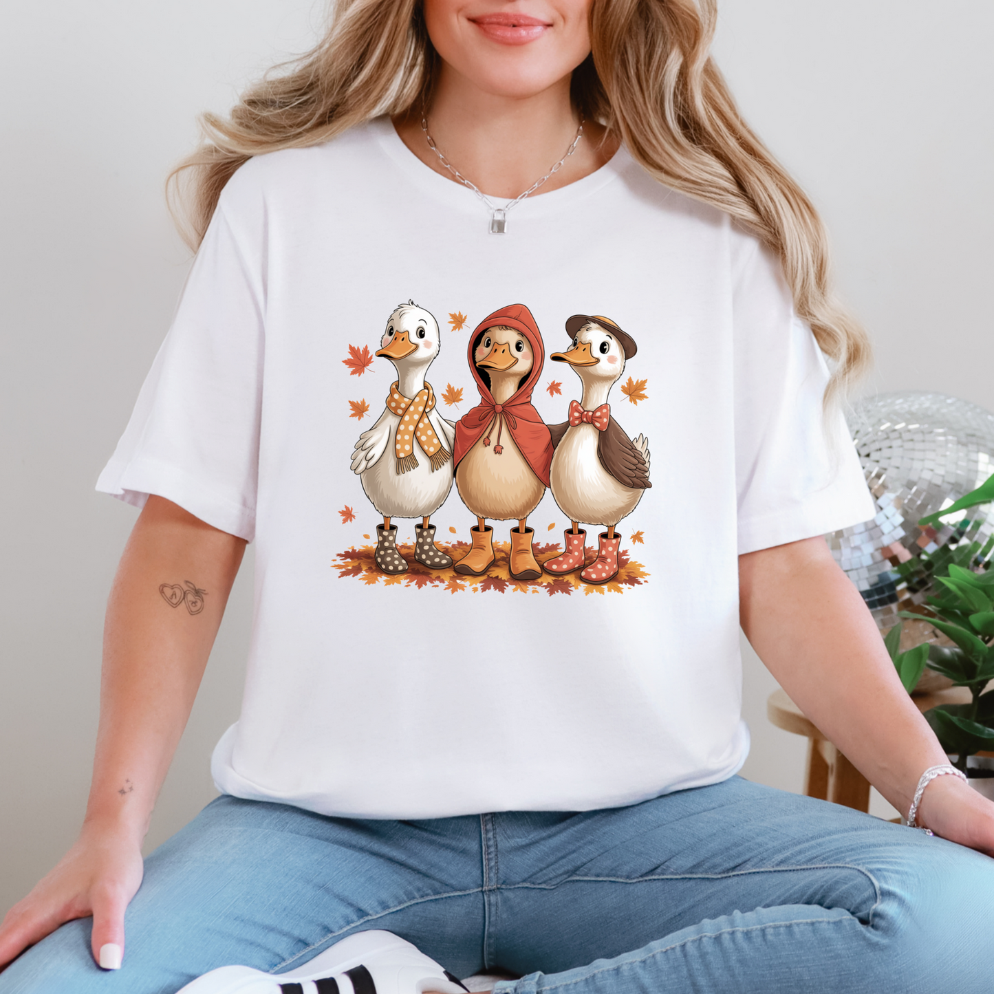 Fall Geese Graphic Tee