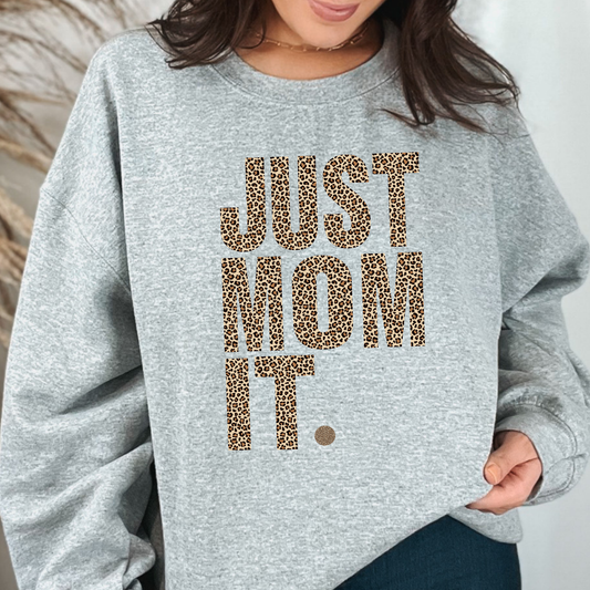 Just Mom It Cheetah Sweatshirt