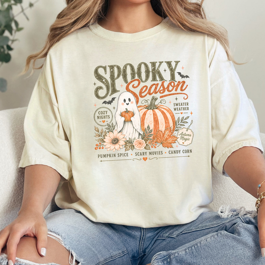 Retro Halloween Spooky Season Graphic Tee
