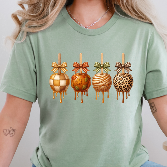 Fall Caramel Apples Graphic Tee