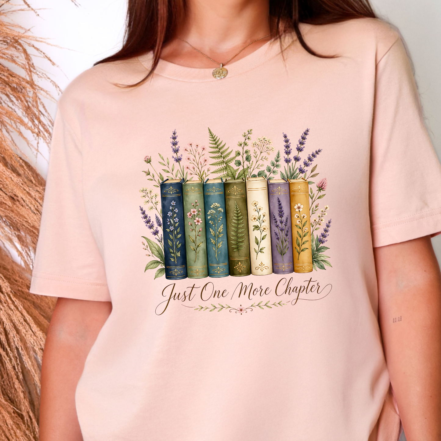 Floral Just One More Chapter Graphic Tee